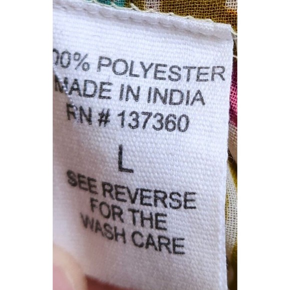 Live 4 Truth Open Front Long Coverup Boho Hippie Ethnic Glam Size L Colorful - Picture 4 of 6